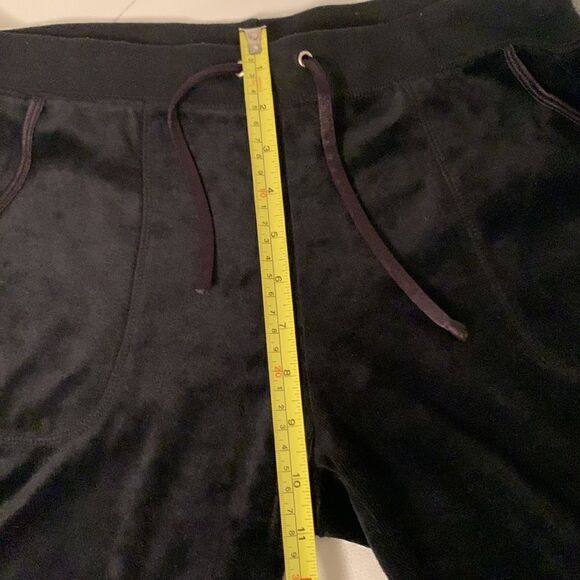 BCBG Maxazria Velour Black Sweatpants Size M - Picture 4 of 9